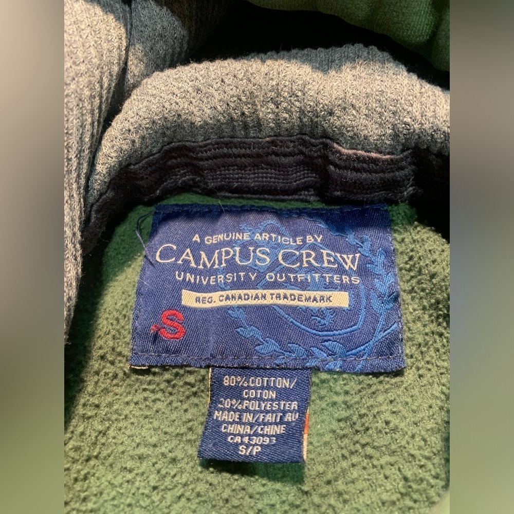 💜 Vintage 90s Campus Crew Miami Hurricanes Hoodie - Size Small - Picture 12 of 15